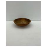 Vintage Small Wooden Bowl with Munising Mark