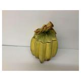 Macey Pottery Banana Bunch Covered Jar