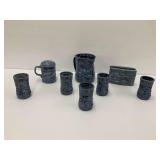 Denim Jean Themed Ceramic Kitchenware Set