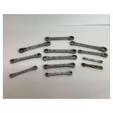 Snap-on and JCPenney Reversible Ratcheting Wrenches