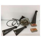 Skilsaw 7-1/4 in. Circular Saw with Wood Screws and More