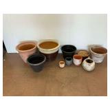 Assorted Collection of Plant Pots and Planters
