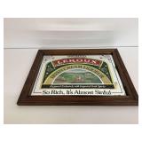 Leroux Irish Cream Liqueur Advertising Mirror... some moisture damage