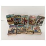 Vintage Collection of (9) Western Hardcover Books by Rex Dixon