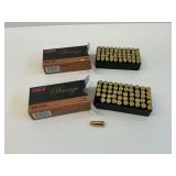 New - Two Boxes of PMC Bronze 9mm Luger Ammunition - 100 Rounds Total