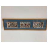 Framed Goldfarb Batik Jewish Celebration Art
