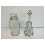 Decorative Glass Jar and Bottle
