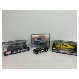 Assorted Diecast Car Collectibles: 1970 Mustang, 1971 Plymouth, 