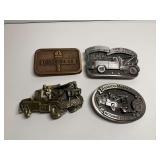 Belt Buckles - Torch Oil, Amoco, Tow Truck Operator