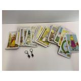 Tarot Card Deck and Mystical Hand Earrings Set