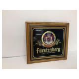Framed Furstenberg Imported German Beer Mirror