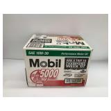 Sealed Case of Mobil Clean 5000 Performance Motor Oil SAE 10W-30 - 12 Quarts