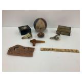 Decorative & Collectible Items: St. Paul Federal Savings Bank, Schenley Ruler, and More