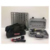 Dremel Multi-Max Oscillating Tool Kit with Craftsman Cordless Screwdriver and Socket Organizers