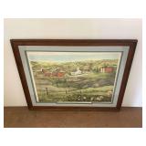 Framed Print "Down in the Country" Numbered 71/200