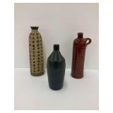 Three Decorative Pottery Pieces