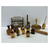 Wooden Kitchen and Home Decor Grouping