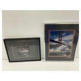 Framed Prints: Golden Gate Bridge & Tim Cantor Signed Art