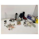 Golf Accessories Lot: Balls, Gloves, Tees, Headcovers and More