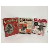 Collection of Gene Autry Song Books 1934, 1942, 1945