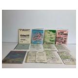 Vintage Aviation Sectional Charts, Magazines, and Books