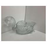 Shannon Crystal Swan Serving Bowl in Box