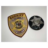 Columbia County Sheriff Patch and Beloit Police Badge