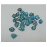 12.75 ct Turquoise Gemstone Nuggets..pre-drilled