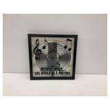 Framed Music Inspired Artwork