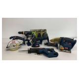 Ryobi 18V Cordless Power Tool Set ... no battery or charger...not tested
