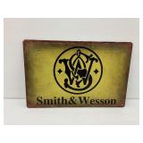 Smith & Wesson Tin Sign 8 x 12 Inches
