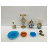 Collection of Vintage Glassware,  Vases and Figurines