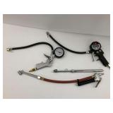 Tire Pressure Gauges and Air Chucks