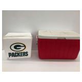 Coleman Cooler and Green Bay Packers Cooler