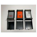 Three Zippo Lighters - Camel, Winston Cup, American Eagle 200th Anniversary