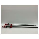 Two 48 in. Pipe Clamps