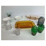Assorted Vintage Glassware and Other Items
