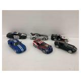Six Dodge Viper Diecast Model Cars