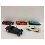 Five Diecast Model Cars