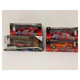 Four Jada and Badd Ride Die Cast Car Collectibles