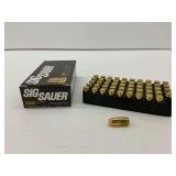 New - Sig Sauer .380 Auto 100gr FMJ Ammunition - 50 Centerfire Pistol Cartridges