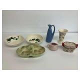 Assorted Ceramic Bowls and Other Items
