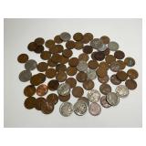 US Coins: Buffalo Nickels, Wheat Pennies, Barber Quarter