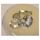 Aquamarine Faceted Gemstones.....5.35 carats