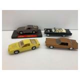 Four Model Cars