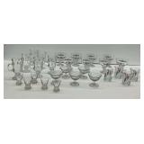 Assorted Glassware Collection - Mugs, Dessert Bowls, and Shot Glasses