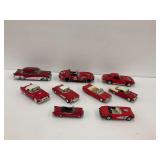 Classic Red Diecast Model Cars