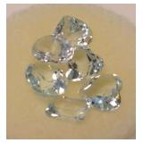 Faceted Aquamarine Gemstones.....4.05 carats