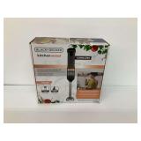 New Black & Decker Kitchen Wand Cordless Immersion Blender Kit