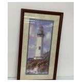 Robert Wee Framed Lighthouse Print